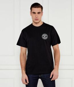 Versace Jeans Couture: Чёрная футболка 