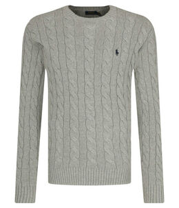 Polo Ralph Lauren: Серый свитер 