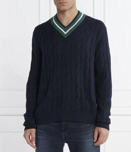 Tommy Jeans: Синий свитер 
