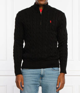 Polo Ralph Lauren: Чёрный свитер 