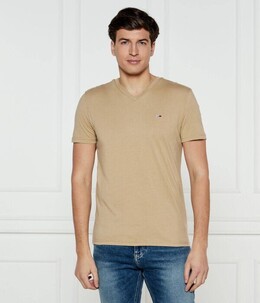 Tommy Jeans: Футболка с v-образным вырезом 