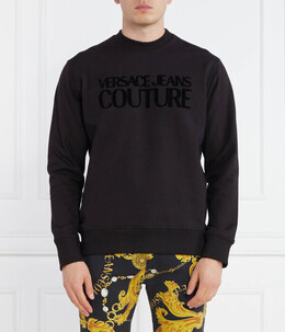Versace Jeans Couture: Чёрная толстовка 