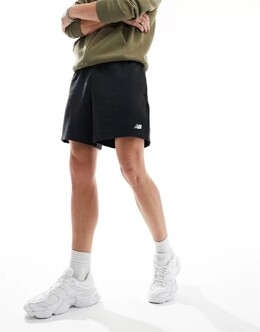 New Balance: Чёрные шорты 