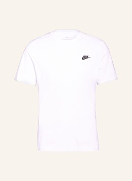Nike: Белая футболка  Sportswear Club