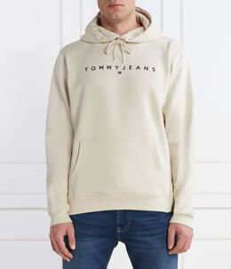 Tommy Jeans: Бежевая толстовка 