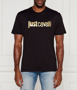 Just Cavalli: Чёрная футболка 