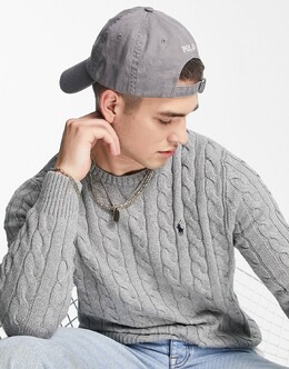 Polo Ralph Lauren: Серый свитер 