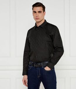 Armani Exchange: Чёрная рубашка 