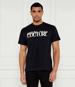 Versace Jeans Couture: Чёрная футболка 