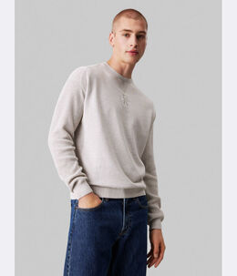 Calvin Klein Jeans: Серый свитер 