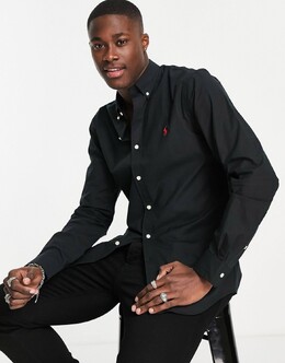 Polo Ralph Lauren: Чёрная рубашка 