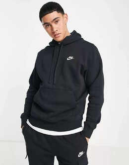 Nike: Чёрный свитер 