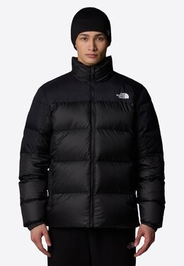The North Face: Чёрный пуховик 