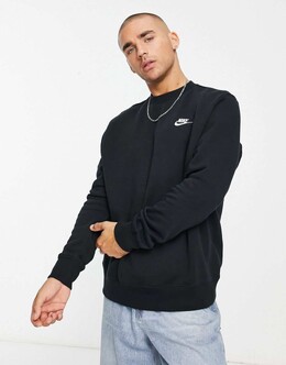Nike: Чёрная толстовка  Club