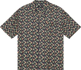 Stussy: Синяя рубашка 