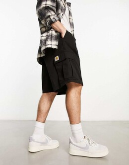 Carhartt WIP: Чёрные шорты 