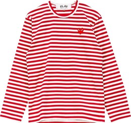 Comme Des Garçons Play: Футболка в полоску 