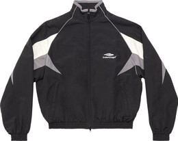 Balenciaga: Чёрная куртка 