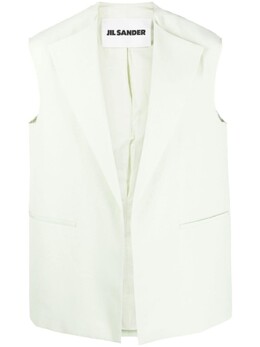 Jil Sander: Зелёный жилет 