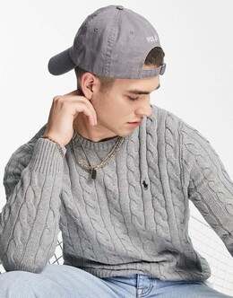 Polo Ralph Lauren: Серый свитер 
