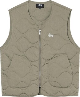 Stussy: Зелёный жилет 