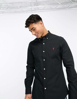 Polo Ralph Lauren: Чёрная рубашка 