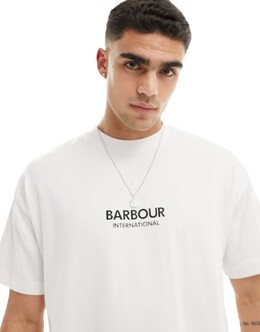 Barbour: Белая футболка  International