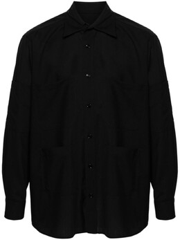 MM6 Maison Margiela: Рубашка из шерсти 