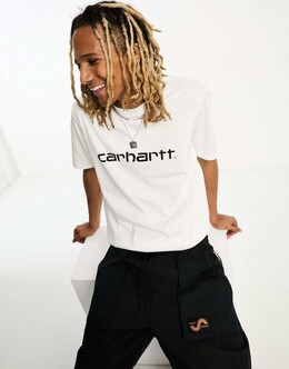 Carhartt WIP: Белая футболка 
