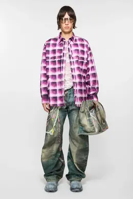 Acne Studios: Рубашка в клетку 