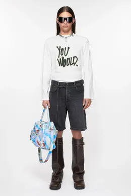 Acne Studios: Джинсовые шорты 