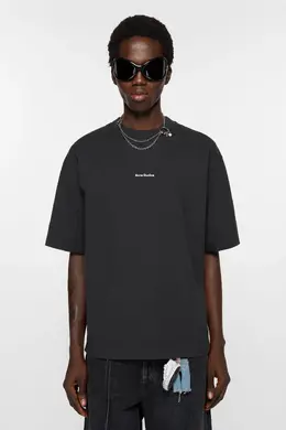 Acne Studios: Чёрная футболка 