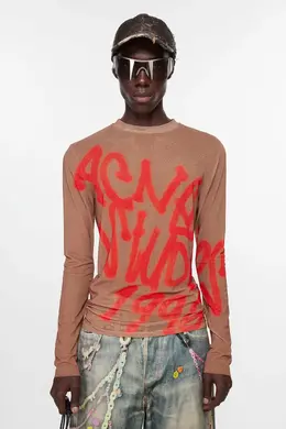 Acne Studios: Футболка с длинным рукавом 