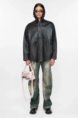 Acne Studios: Кожаная куртка 