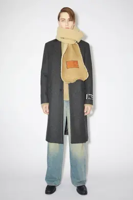 Acne Studios: Однобортное пальто 