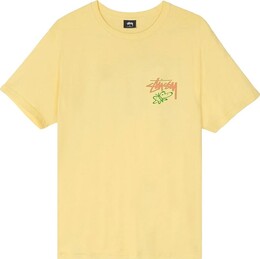 Stussy: Жёлтая футболка 