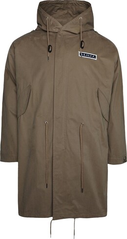 Fred Perry: Коричневый пуховик 