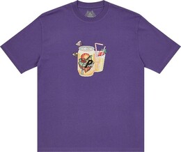 Palace: Фиолетовая футболка 