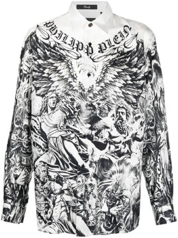 Philipp Plein: Рубашка с принтом 