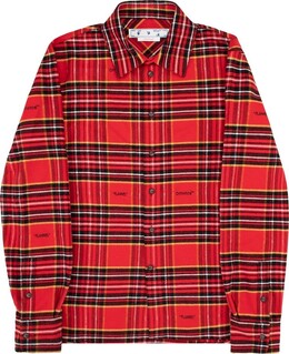 Off-White: Рубашка из фланели 
