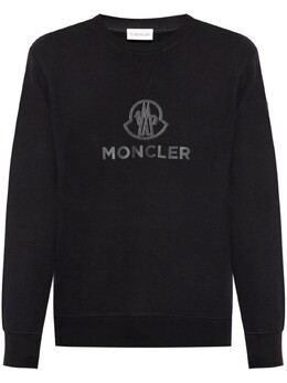 Moncler: Чёрная толстовка 