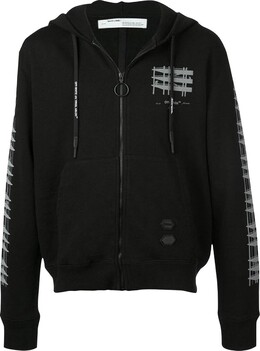 Off-White: Чёрная толстовка  Diag