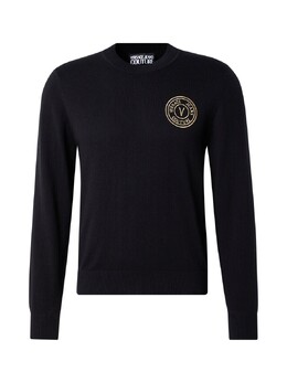 Versace Jeans Couture: Чёрный свитер 