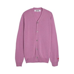 Comme des Garçons: Фиолетовый кардиган 