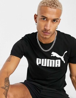 PUMA: Чёрная футболка  Essentials