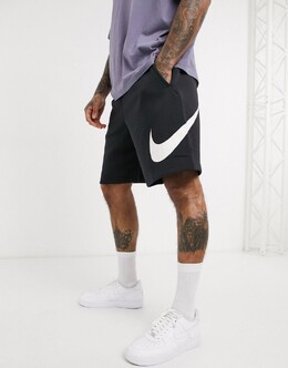 Nike: Чёрные шорты  Club