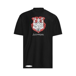 Balenciaga: Чёрная футболка 