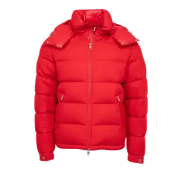 Moncler: Красная куртка 