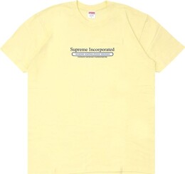 Supreme: Жёлтая футболка 