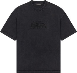 Balenciaga: Чёрная футболка 